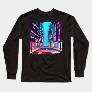 Cyberpunk Street View Long Sleeve T-Shirt